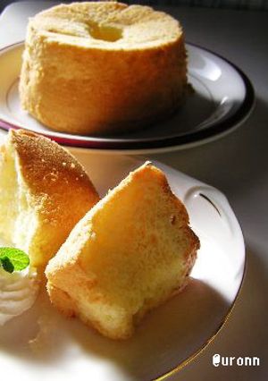 １００均型で焼く、大人のシフォンケーキ♪-レシピのメイン写真