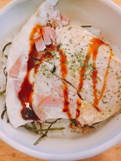 ❄︎我が家の定番朝ごはん♡目玉焼き丼❄︎-レシピのメイン写真