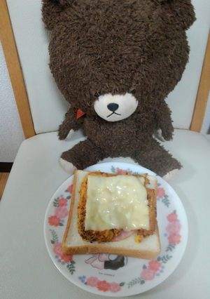 キムさけふりコーン卵トースト-レシピのメイン写真