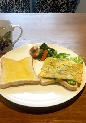 ホワイトベイド釜揚げシラスサンドイッチ-レシピのメイン写真