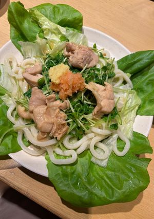 もみじおろしで冷やしサラダうどん-レシピのメイン写真