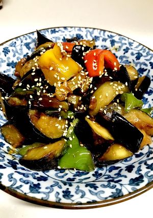 簡単!美味!茄子とピーマンの油味噌炒め-レシピのメイン写真