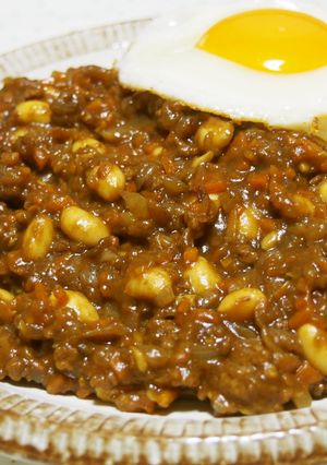 大豆入りドライカレー♪大豆のホクホク食感-レシピのメイン写真