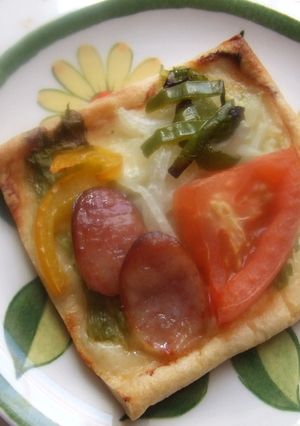 きぬ練りおあげのピザ-レシピのメイン写真