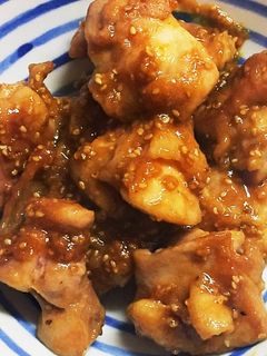 鳥肉の胡麻味噌照り焼き-レシピのメイン写真
