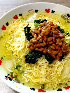 妊婦飯◇納豆の冷やしラーメン-レシピのメイン写真