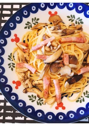 きのことベーコンの和風パスタ-レシピのメイン写真