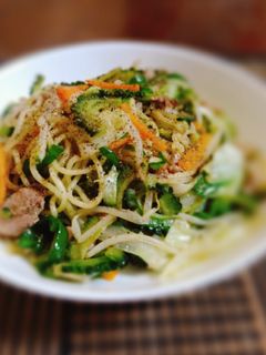ゴーヤ入り野菜たっぷり塩焼きそば-レシピのメイン写真