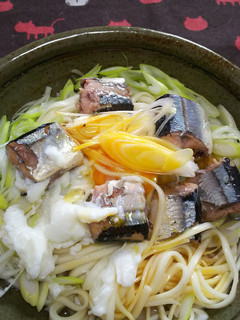簡単! 水煮缶でずぼら飯 うどん-レシピのメイン写真