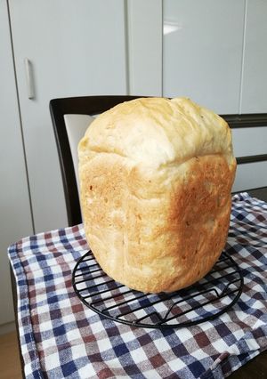 もっちり甘～い、もち麦入り食パン-レシピのメイン写真