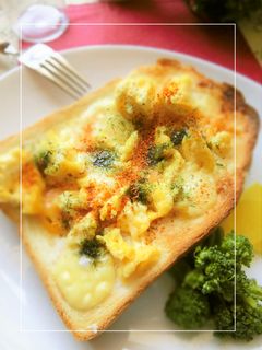 青海苔香る❀卵焼きの和トースト-レシピのメイン写真