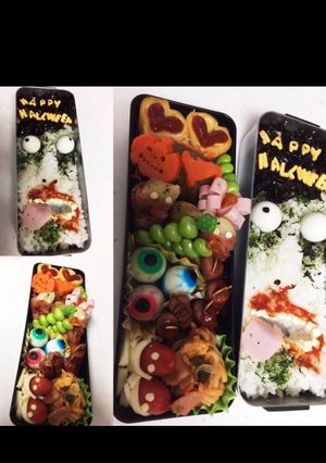 ハッピーハロウィン！キモカワ弁当ʬʬʬ-レシピのメイン写真