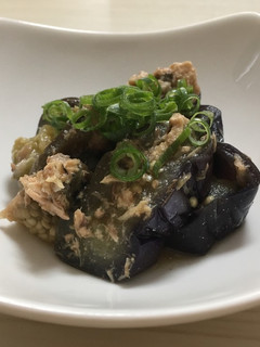 茄子と鯖缶のわさポン和え-レシピのメイン写真