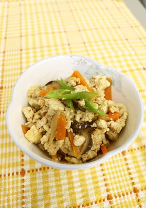 じゃこ入り炒り豆腐-レシピのメイン写真