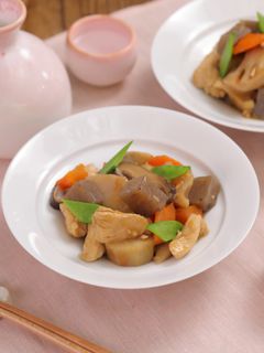 鶏むね肉でしっとり♪簡単基本の筑前煮-レシピのメイン写真