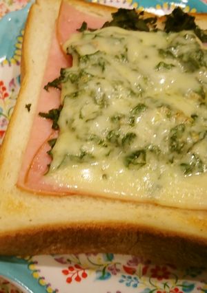 青じそたっぷり⭐ハムチーズトースト-レシピのメイン写真