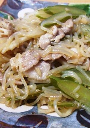 しらたきと豚肉のキンピラ炒め-レシピのメイン写真