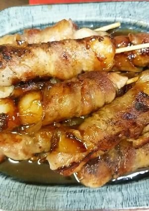 簡単♪みたらし団子の豚バラ肉巻き-レシピのメイン写真