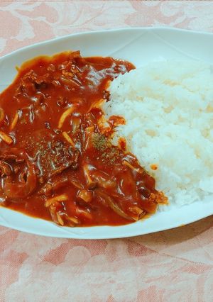 市販ルーを使うまろやかハヤシライス-レシピのメイン写真