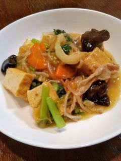 厚揚げの四川風八宝菜-レシピのメイン写真