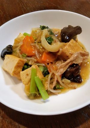 厚揚げの四川風八宝菜-レシピのメイン写真