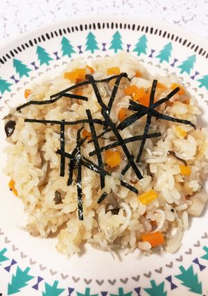 【離乳食完了期】しらすの炊き込みご飯♡-レシピのメイン写真