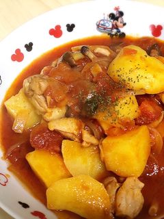 簡単◇チキンのトマト煮込み-レシピのメイン写真