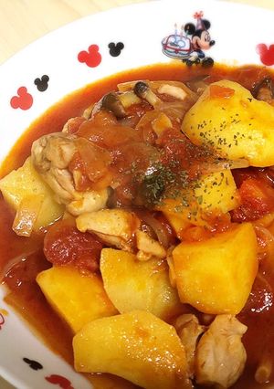 簡単◇チキンのトマト煮込み-レシピのメイン写真