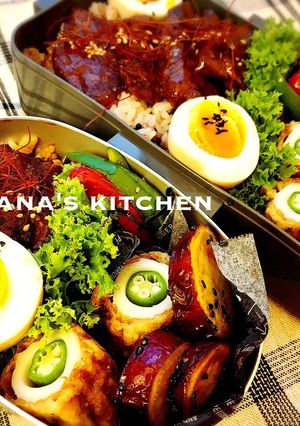 野菜もたっぷり焼き肉弁当♪♪-レシピのメイン写真