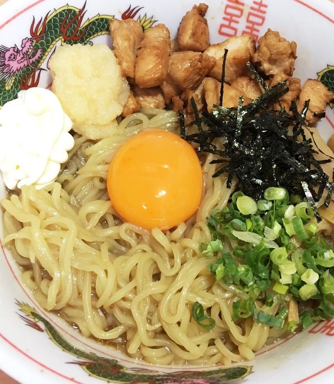 家系ラーメン屋の まぜそば(油そば) by ☆メタボのレシピ