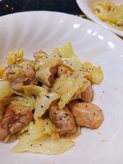 簡単☆鶏とキャベツのタレマヨ炒め-レシピのメイン写真