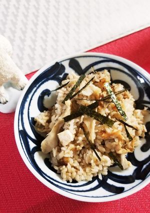 もち麦と乾物の出汁の炊き込みご飯-レシピのメイン写真