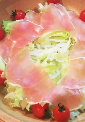 生ハムと玉ねぎのサラダ♪-レシピのメイン写真
