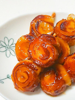お弁当に！グルグルちくわの照焼き-レシピのメイン写真
