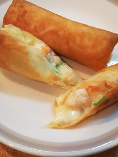 簡単★海老とチーズの春巻き-レシピのメイン写真