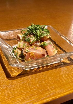 ブリの刺身で！レモン醤油漬けカルパッチョ-レシピのメイン写真