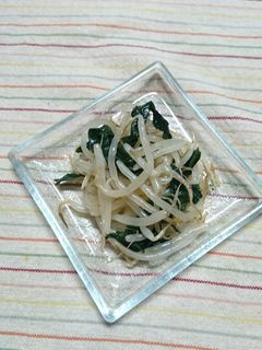 ピリ辛!もやしとわかめのナムル-レシピのメイン写真