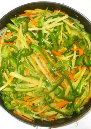 肉なし野菜炒め♪簡単ヘルシー子供にも-レシピのメイン写真
