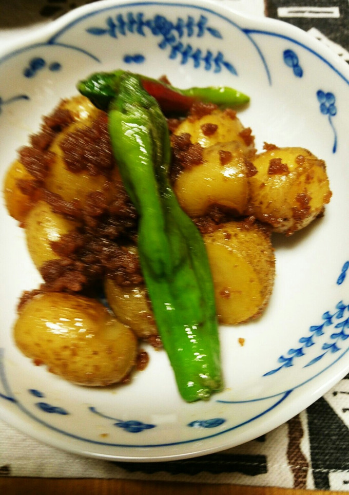 ひき肉と小粒じゃがいもの炒め煮-レシピのメイン写真