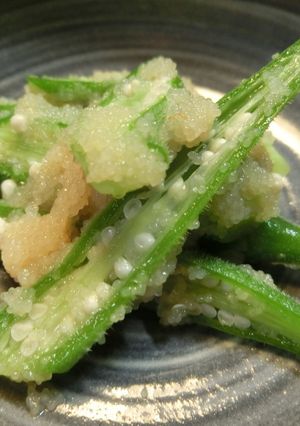 味良し、食感良し、オクラのたらこ和え-レシピのメイン写真