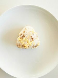 いり卵とそぼろのおにぎり-レシピのメイン写真