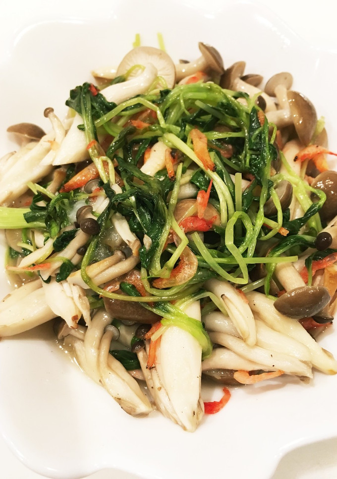 時短おかず☆空芯菜としめじの中華炒め-レシピのメイン写真