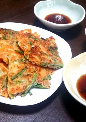 作り方で食感を分ける！『甲乙チヂミ』-レシピのメイン写真