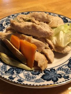 紫峰の焼肉のたれでサラダチキン-レシピのメイン写真