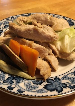 紫峰の焼肉のたれでサラダチキン-レシピのメイン写真