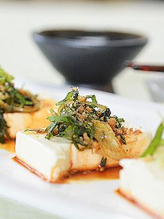 クリームチーズの冷ややっこ風おつまみ♪-レシピのメイン写真