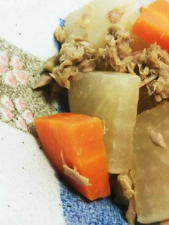 お手軽、大根とツナの煮物-レシピのメイン写真