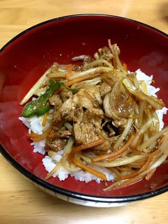 大人の給食☆スタミナ丼-レシピのメイン写真