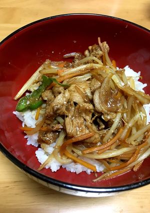 大人の給食☆スタミナ丼-レシピのメイン写真