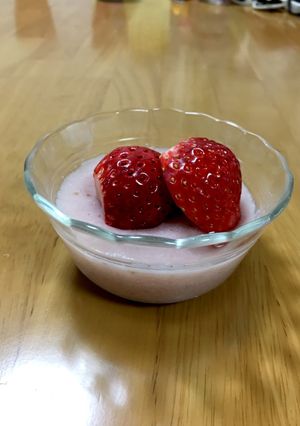 大人の給食☆いちごミルクゼリー-レシピのメイン写真